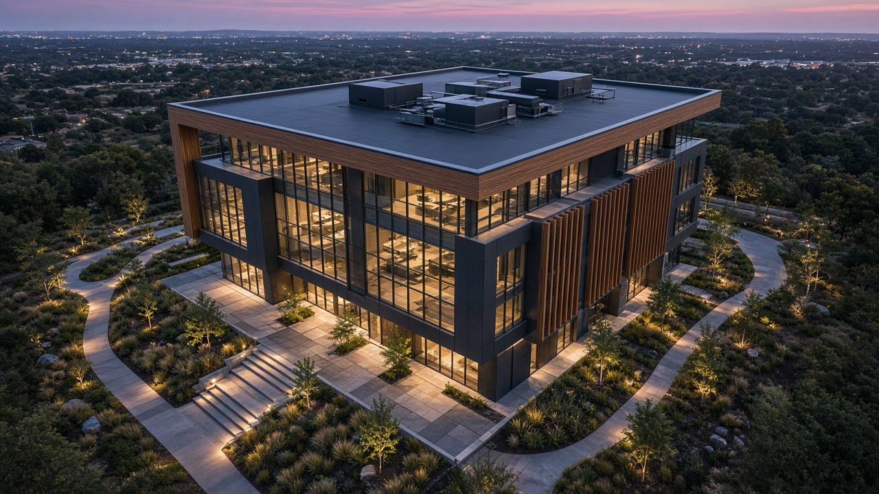 Kadence HQ at dusk